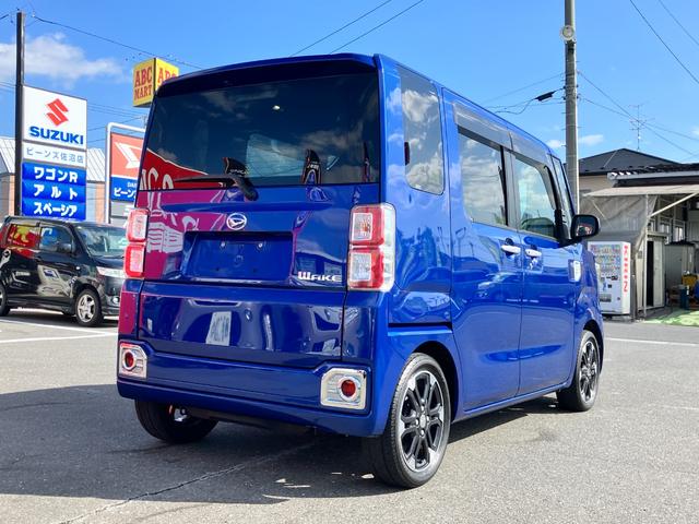 ウェイク Gターボ レジャーエディションSAII 衝突回避支援 ターボ CDチューナー 15インチアルミ LEDヘッドランプ LEDフォグランプ プッシュスタート式 ウッドパネル 本革巻ステアリング 両側パワスラ アイドリングストップ(9枚目)