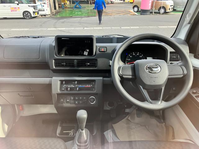 ハイゼットトラック エクストラ 4WD マニュアル 衝突回避支援 プッシュスタート式 ハロゲンヘッドライト LEDフォグランプ テールゲートチェーン(2枚目)