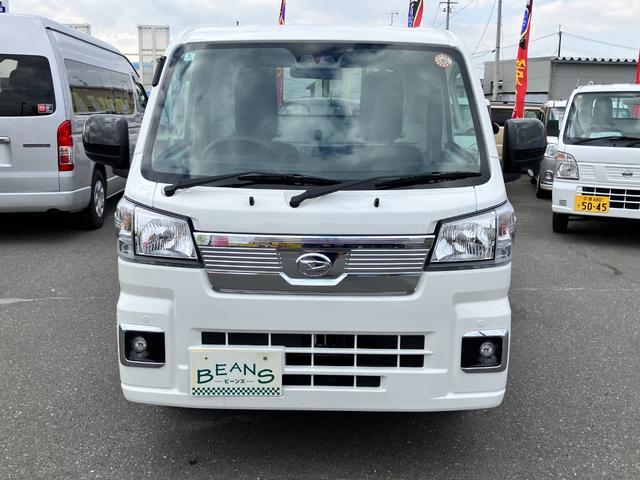 ハイゼットトラック エクストラ 4WD マニュアル 衝突回避支援 プッシュスタート式 ハロゲンヘッドライト LEDフォグランプ テールゲートチェーン(5枚目)