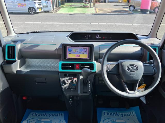 タント L 4WD 禁煙車 ワンオーナー車 衝突回避支援 両側スライドドア 社外ワンセグナビ Bluetoothオーディオ LEDヘッドランプ 運転席・助手席シートヒーター キーレスエントリー(2枚目)