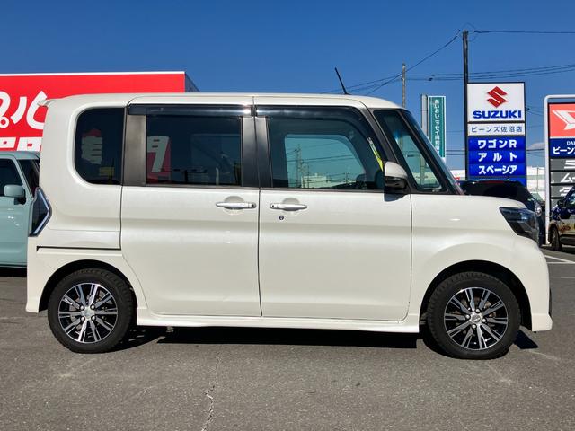 タント カスタムＸ　トップエディションリミテッドＳＡＩＩＩ　衝突回避支援　社外ワンセグナビ　全方位モニター付きバックカメラ　プッシュスタート式　ＬＥＤフォグランプ　ＬＥＤフォグランプ　オートエアコン　１４インチアルミ　両側パワスラ（7枚目）