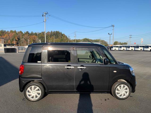 ムーヴキャンバス Ｌ　ＳＡＩＩ　両側スライドドア　衝突被害軽減システム　キーレスエントリー　アイドリングストップ　電動格納ミラー　ベンチシート　ＣＶＴ　盗難防止システム　ＡＢＳ　ＥＳＣ　ＣＤ　ＭＤ　衝突安全ボディ　エアコン（4枚目）