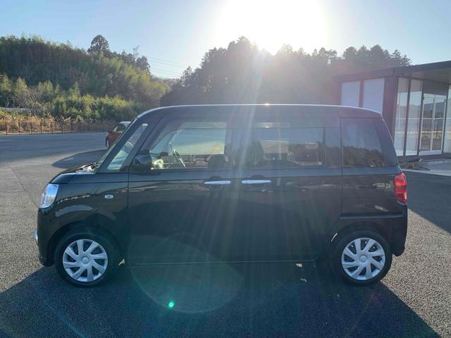 ムーヴキャンバス Ｌ　ＳＡＩＩ　両側スライドドア　衝突被害軽減システム　キーレスエントリー　アイドリングストップ　電動格納ミラー　ベンチシート　ＣＶＴ　盗難防止システム　ＡＢＳ　ＥＳＣ　ＣＤ　ＭＤ　衝突安全ボディ　エアコン（5枚目）