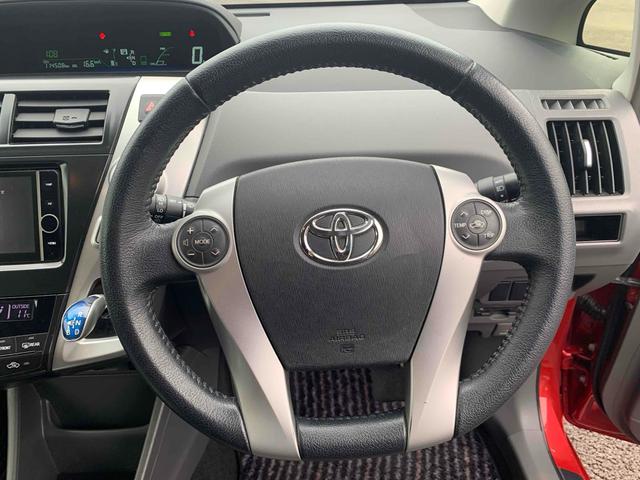 プリウスアルファ Ｓツーリングセレクション　ＥＴＣ　バックカメラ　ナビ　ＴＶ　アルミホイール　ヘッドライトウォッシャー　スマートキー　電動格納ミラー　ＣＶＴ　盗難防止システム　衝突安全ボディ　ＡＢＳ　ＵＳＢ　Ｂｌｕｅｔｏｏｔｈ　エアコン（14枚目）