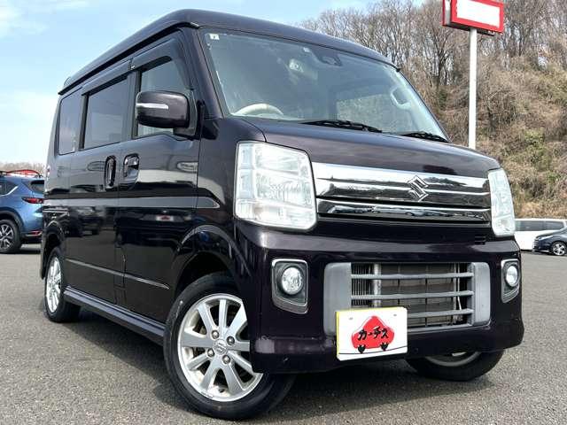 エブリイワゴン ＰＺターボスペシャル　４ＷＤ　４ＷＤ／ワンオーナー／禁煙車／衝突被害軽減ブレーキ／両側電動スライドドア／シートヒーター／スマートキー／ＥＴＣ／フルセグナビ／Ｂｌｕｅｔｏｏｔｈ対応／バックカメラ／ＨＩＤヘッドライト／ベンチシート／（4枚目）