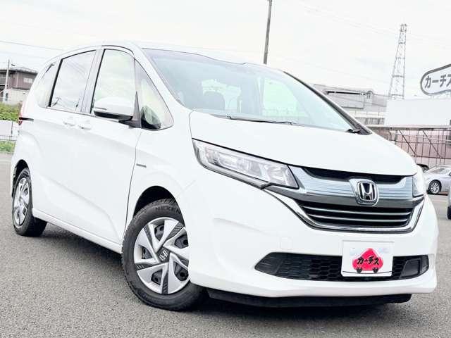 フリードハイブリッド ハイブリッド・Ｇホンダセンシング　禁煙車／ホンダセンシング／両側電動スライドドア／アダブティブクルーズコントロール／ギャザーズナビ／フルセグＴＶ／ＤＶＤ／Ｂｌｕｅｔｏｏｔｈ対応／バックカメラ／ＬＥＤヘッドライト／スマートキー／ＥＴＣ／（4枚目）