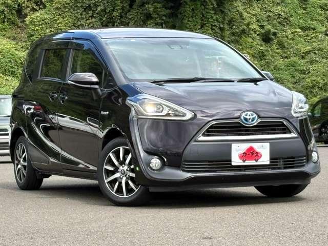 シエンタ ハイブリッドＧ　クエロ　禁煙車！衝突被害軽減ブレーキ！両側パワースライドドア！純正ナビ！バックカメラ！ＢＴ！フルセグＴＶ！ＥＴＣ！オートライト！シートヒーター！スマートキー＆プッシュスタート！横滑り防止装置！半革シート！（3枚目）