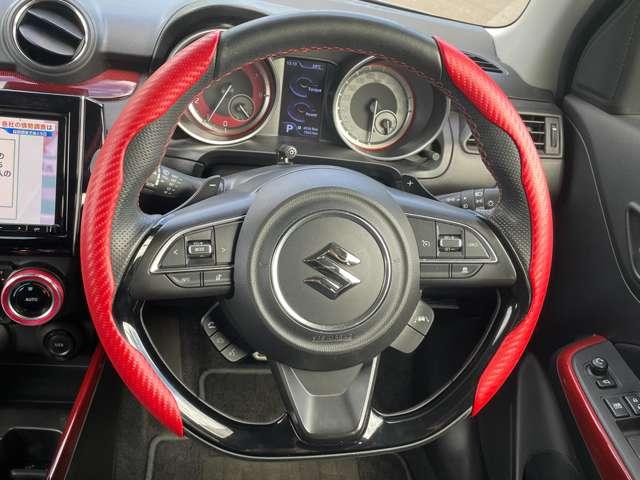 スイフトスポーツ ベースグレード　禁煙車！衝突被害軽減ブレーキ！アダプティブクルコン！全方位カメラ！純正ナビ！ＢＴ！フルセグＴＶ！ＥＴＣ！オートライト！シートヒーター！スマートキー＆プッシュスタート！横滑り防止装置！ブリッツマフラー！（45枚目）