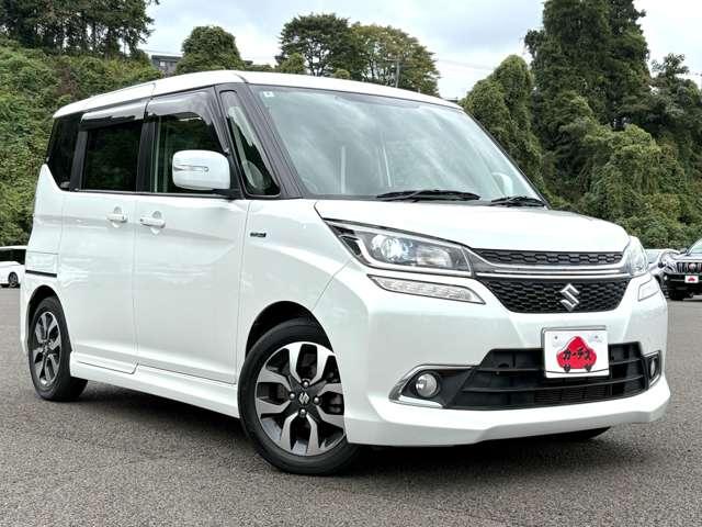ソリオバンディット ハイブリッドＭＶ　禁煙車！衝突被害軽減！クルーズコントロール！両側Ｐスライドドア！純正ナビ！バックカメラ！ＢＴ！フルセグＴＶ！ＥＴＣ２．０！オートライト！シートヒーター！スマートキー＆プッシュスタート！純正１５ＡＷ！（3枚目）