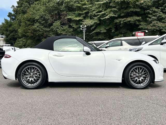 ロードスター Ｓレザーパッケージ　１オーナー車！禁煙車！セーフティパッケージ！アイドリングストップ！ＢＢＳアルミ！オートエグゼマフラー＆車高調！純正ナビ＆フルセグＴＶ＆ＤＶＤ＆Ｂｌｕｅｔｏｏｔｈ対応＆バックカメラ！ＬＥＤヘッドライト！（7枚目）