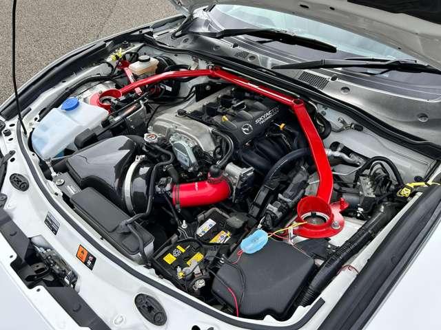 ロードスター Ｓレザーパッケージ　１オーナー車！禁煙車！セーフティパッケージ！アイドリングストップ！ＢＢＳアルミ！オートエグゼマフラー＆車高調！純正ナビ＆フルセグＴＶ＆ＤＶＤ＆Ｂｌｕｅｔｏｏｔｈ対応＆バックカメラ！ＬＥＤヘッドライト！（29枚目）