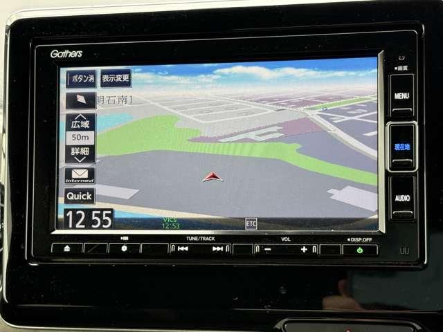 「純正ナビ」 純正ナビ付きで知らない土地のドライブも安心!CD、TVも楽しめます♪