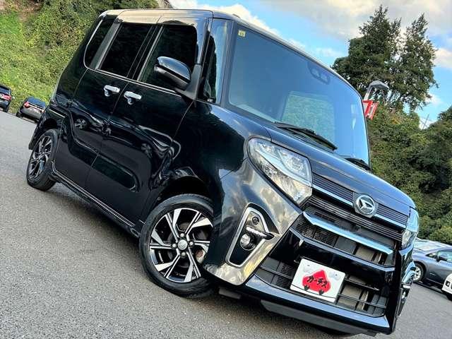 タント カスタムXセレクション 禁煙車!衝突被害軽減ブレーキ!両側Pスライドドア!メモリーナビ!Bluetooth!ワンセグTV!オートライト!シートヒーター!スマートキー&プッシュスタート!横滑り防止!LED!純正AW&エアロ!(3枚目)