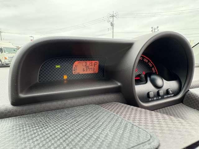 「メーター」視認性の良いメーター類です。入庫時の走行距離を表示しています。