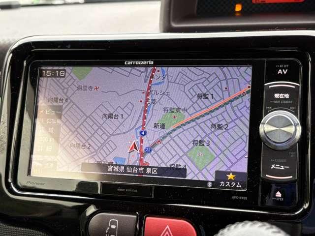 カロッツェリアナビ付きで知らない土地のドライブも安心！ＣＤ、ＴＶも楽しめます♪