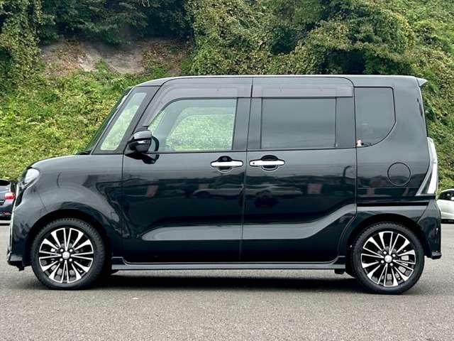 タント ６６０カスタムＲＳ　４名　１オ－ナ－禁煙／９型フルセグナビ＆ＯＰパノラマモニター／両側電動／ＯＰスマートクルーズ＆スタイルパック／ヒーター付半革シート／スマアシ／キーフリー／ＬＥＤライト（8枚目）