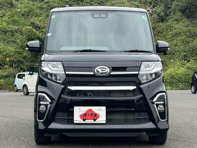 タント ６６０カスタムＲＳ　４名　１オ－ナ－禁煙／９型フルセグナビ＆ＯＰパノラマモニター／両側電動／ＯＰスマートクルーズ＆スタイルパック／ヒーター付半革シート／スマアシ／キーフリー／ＬＥＤライト（9枚目）