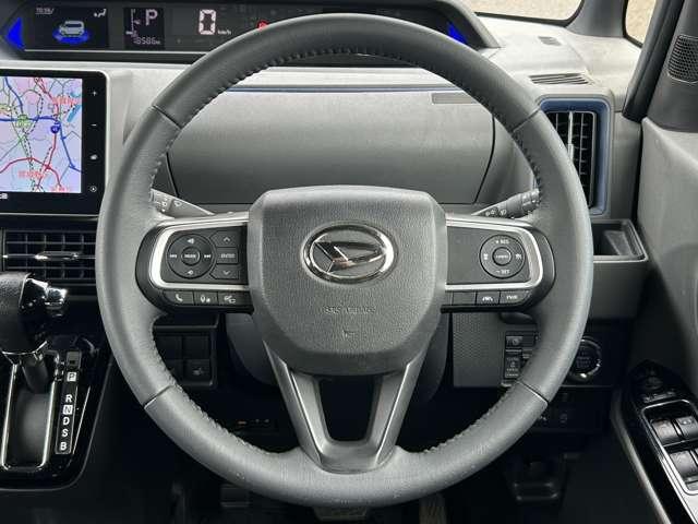 タント ６６０カスタムＲＳ　４名　１オ－ナ－禁煙／９型フルセグナビ＆ＯＰパノラマモニター／両側電動／ＯＰスマートクルーズ＆スタイルパック／ヒーター付半革シート／スマアシ／キーフリー／ＬＥＤライト（47枚目）