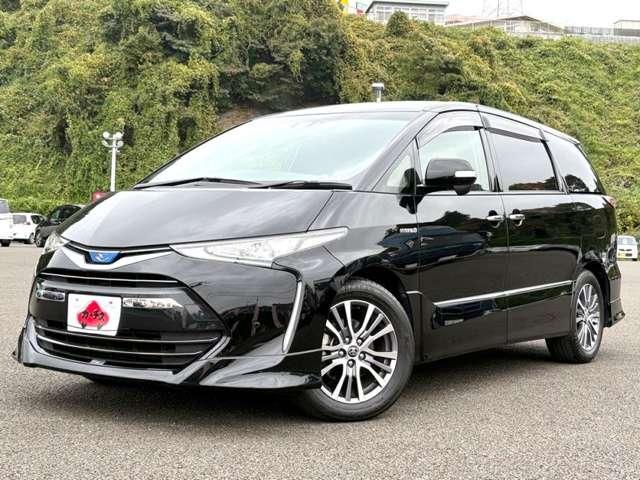 エスティマハイブリッド ハイブリッド２．４アエラス　スマート　４ＷＤ　７名　セーフティセンスＣ！ＴＲＤエアロ！ベージュ合皮シート！快適温熱シート！運転席パワーシート！純正ナビ＆フルセグＴＶ＆ＢＴ＆バックカメラ！アルパインフリップダウンモニター！両側パワース（62枚目）