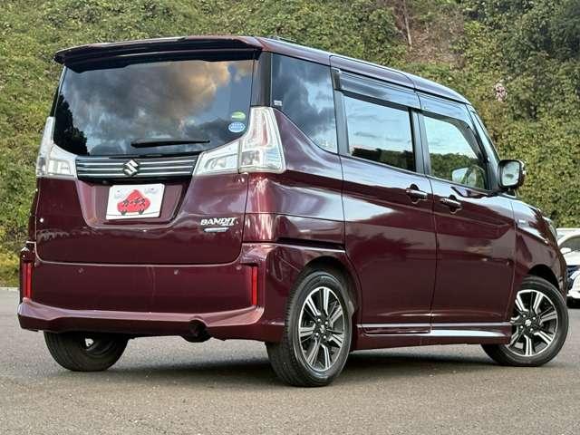 ソリオ 1.2バンディット ハイブリッドMV 4WD 5名 4WD!アイドリングストップ!セーフティサポート!純正ナビ&フルセグTV&DVD&BT!全方位モニター!LEDヘッドライト!オートライト!前席シートヒーター!パワースライドドア!ビ(4枚目)