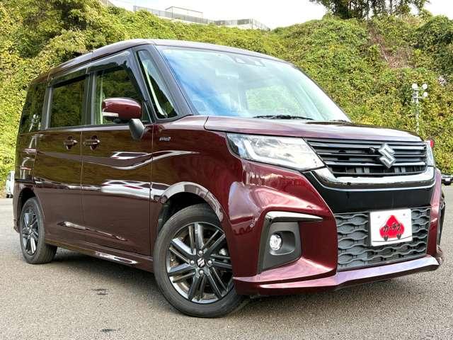 ソリオ 1.2ハイブリッドSZ 5名 セーフティサポート!純正ナビ&フルセグTV&BT!全方位モニター!LEDヘッドライト!オートライト!両側パワースライドドア!純正アルミ&エアロ!シートヒーター!カラーヘッドアップデ(3枚目)