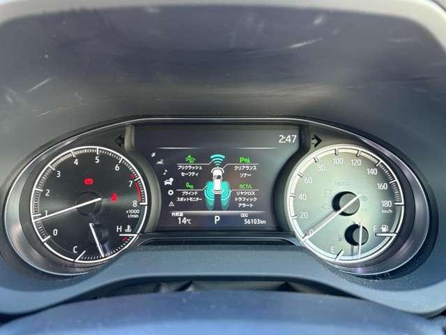 ハリアー Ｇ　セーフティセンス！ブラインドスポットモニター！純正ナビ＆ＢＴ＆バックカメラ！ＬＥＤヘッドライト！オートライト！純正アルミ！半革シート！デジタルインナーミラー！パワーバックドア！ビル（49枚目）