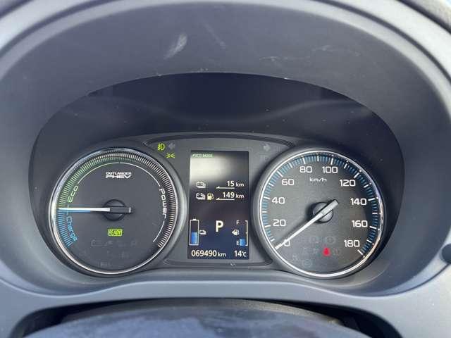 アウトランダーＰＨＥＶ Ｇナビパッケージ　４ＷＤ　ＳＲ★ＱＣ付★（49枚目）