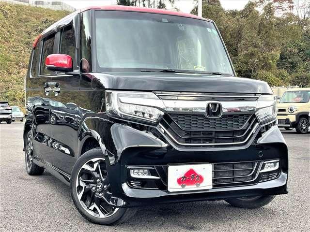 Ｎ－ＢＯＸカスタム Ｇ・Ｌターボホンダセンシング　２トーンカラースタイル！アイドリングストップ！ホンダセンシング！ギャザーズナビ＆フルセグＴＶ＆ＤＶＤ＆ＢＴ＆バックカメラ！両側パワースライドドア！ＬＥＤヘッドライト！オートライト！（3枚目）
