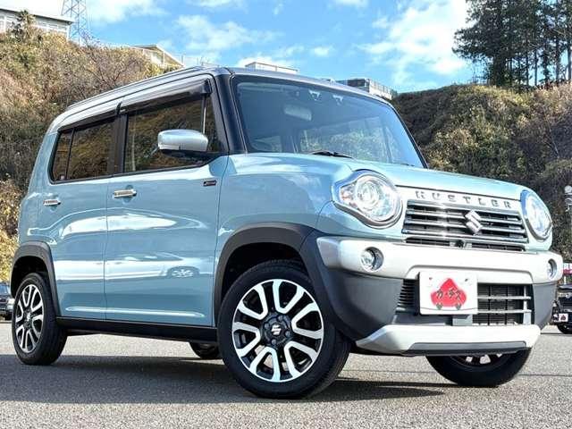 ハスラー ＪスタイルＩＩＩ　スチールシルバールーフ！アイドリングストップ！デュアルカメラブレーキサポート！純正ナビ＆フルセグＴＶ＆ＤＶＤ＆ＢＴ！全方位モニター！ＨＩＤヘッドライト！純正アルミ！半革シート！シートヒーター！（3枚目）