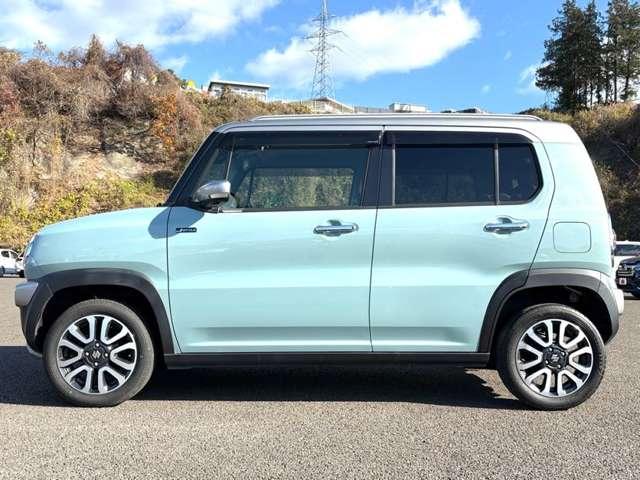 ハスラー ＪスタイルＩＩＩ　スチールシルバールーフ！アイドリングストップ！デュアルカメラブレーキサポート！純正ナビ＆フルセグＴＶ＆ＤＶＤ＆ＢＴ！全方位モニター！ＨＩＤヘッドライト！純正アルミ！半革シート！シートヒーター！（8枚目）