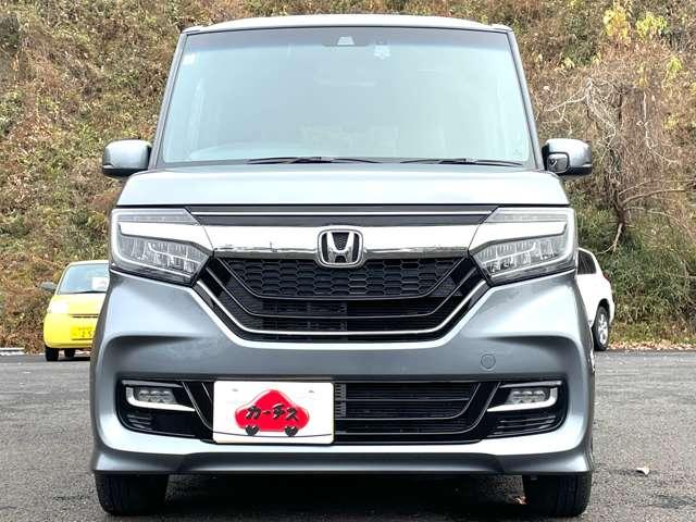 N-BOX G・EXターボホンダセンシング ホンダセンシング!アイドリングストップ!ギャザーズナビ&フルセグTV&DVD&BT&バックカメラ!両側パワースライドドア!LEDヘッドライト!オートライト!純正アルミ&エアロ!半革(6枚目)