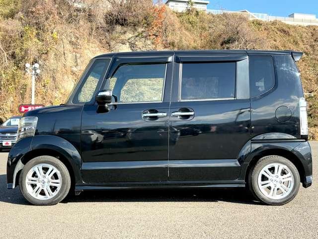 N-BOXカスタム G・Lパッケージ 禁煙車/純正Gathersナビ/CD&DVD/純正14インチアルミ/HIDヘッドライト/オートライト/横滑り防止/チップアップシート/電動格納ミラー/ETC/スマートキー(9枚目)