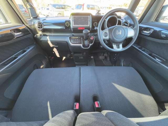 N-BOXカスタム G・Lパッケージ 禁煙車/純正Gathersナビ/CD&DVD/純正14インチアルミ/HIDヘッドライト/オートライト/横滑り防止/チップアップシート/電動格納ミラー/ETC/スマートキー(40枚目)