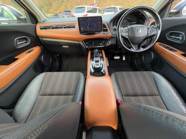 ヴェゼル ハイブリッドZ・ホンダセンシング ホンダセンシング!パナソニックナビ&フルセグTV&DVD&BT&バックカメラ!LEDヘッドライト!オートライト!社外アルミ!半革シート!シートヒーター!ビルトインETC!スマートキー!禁煙車!(37枚目)