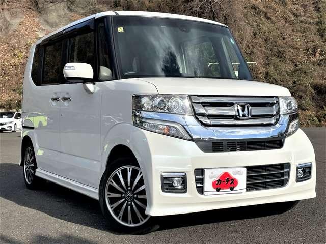 N-BOXカスタム G ターボSSパッケージ 1オーナー車!シティブレーキアクティブシステム!パドルシフト!シートヒーター!クルーズコントロール!GATHERSナビ!フルセグTV!バックカメラ!両側パワースライドドア!ハーフレ(3枚目)