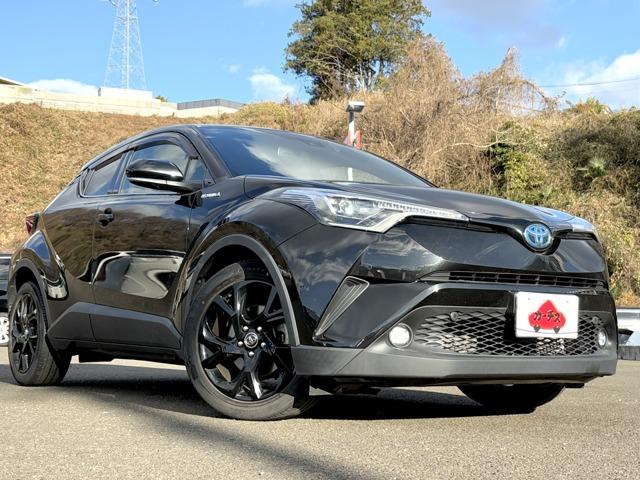 C-HR ハイブリッドG モード ネロ 1オーナー/セーフティセンス/純正ナビ&フルセグTV/Bluetooth/LEDヘッドライト/ブラインドスポットモニター/ハ半革シート/禁煙車/スマートキー/車検令和8年6月/バックカメラ/ETC(3枚目)