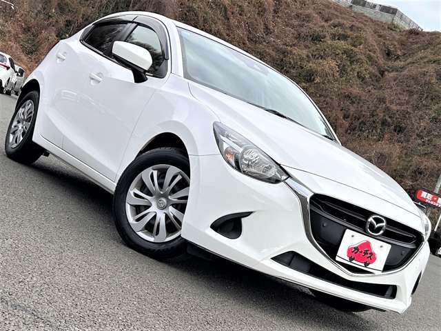 デミオ １５Ｓ　アイドリングストップ！アドバンストスマートシティブレーキサポート！ブラインドスポットモニタリング！車線逸脱警報システム！純正ナビ＆ＢＴ＆バックカメラ！オートライト！社外ＥＴＣ！プッ（4枚目）