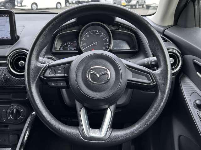 デミオ １５Ｓ　アイドリングストップ！アドバンストスマートシティブレーキサポート！ブラインドスポットモニタリング！車線逸脱警報システム！純正ナビ＆ＢＴ＆バックカメラ！オートライト！社外ＥＴＣ！プッ（46枚目）