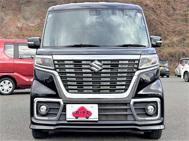 スペーシア ６６０カスタム　ハイブリッドＸＳターボ　４名　アイドリングストップ！セーフティサポート！ストラーダナビ＆フルセグＴＶ＆ＤＶＤ＆ＢＴ！ＬＥＤヘッドライト！オートライト！純正アルミ＆エアロ！両側パワースライドドア！半革シート！シー（10枚目）