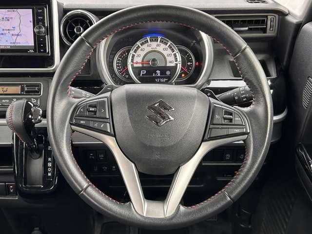 スペーシア ６６０カスタム　ハイブリッドＸＳターボ　４名　アイドリングストップ！セーフティサポート！ストラーダナビ＆フルセグＴＶ＆ＤＶＤ＆ＢＴ！ＬＥＤヘッドライト！オートライト！純正アルミ＆エアロ！両側パワースライドドア！半革シート！シー（49枚目）