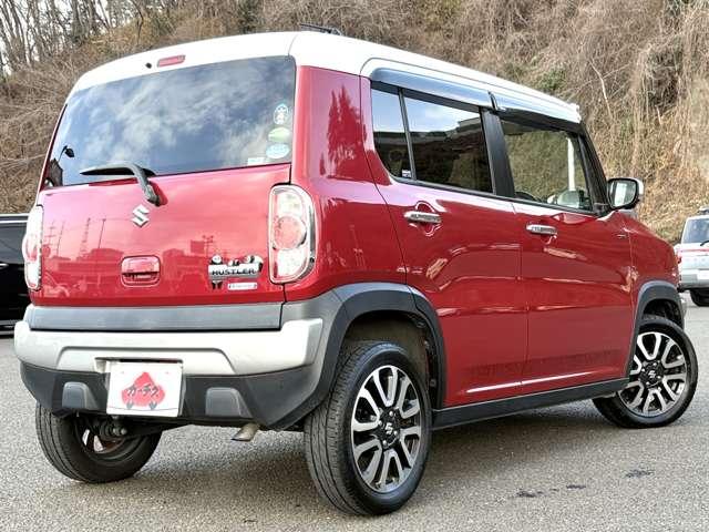 ハスラー JスタイルIIターボ ホワイトルーフ!アイドリングストップ!デュアルカメラブレーキサポート!純正ナビ&フルセグTV&DVD&BT!全方位モニター!HIDヘッドライト!オートライト!純正アルミ!シートヒーター!禁煙車!(5枚目)