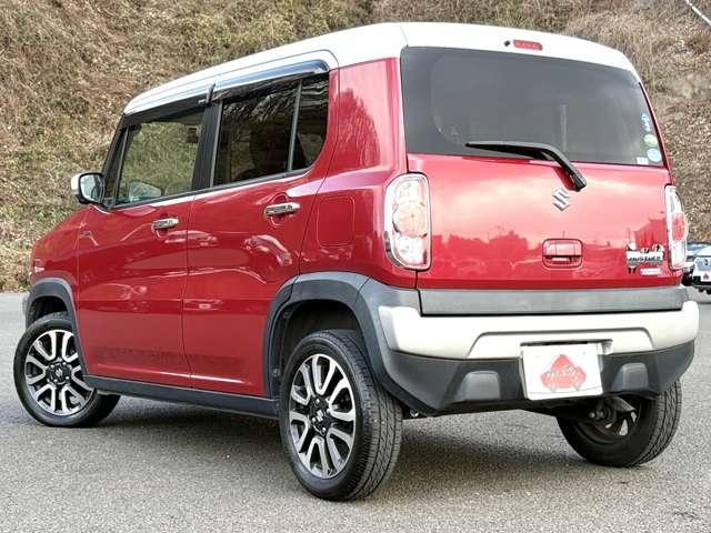 ハスラー JスタイルIIターボ ホワイトルーフ!アイドリングストップ!デュアルカメラブレーキサポート!純正ナビ&フルセグTV&DVD&BT!全方位モニター!HIDヘッドライト!オートライト!純正アルミ!シートヒーター!禁煙車!(6枚目)