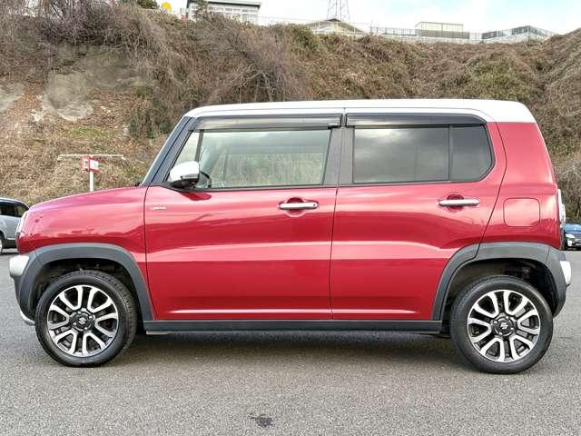 ハスラー JスタイルIIターボ ホワイトルーフ!アイドリングストップ!デュアルカメラブレーキサポート!純正ナビ&フルセグTV&DVD&BT!全方位モニター!HIDヘッドライト!オートライト!純正アルミ!シートヒーター!禁煙車!(9枚目)