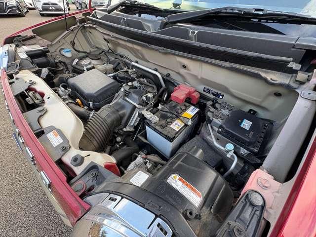 ハスラー JスタイルIIターボ ホワイトルーフ!アイドリングストップ!デュアルカメラブレーキサポート!純正ナビ&フルセグTV&DVD&BT!全方位モニター!HIDヘッドライト!オートライト!純正アルミ!シートヒーター!禁煙車!(26枚目)