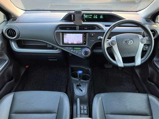 アクア Ｇブラックソフトレザーセレクション　モデリスタエアロ！純正ナビ＆フルセグＴＶ＆ＤＶＤ＆ＢＴ＆バックカメラ！スマートエントリー／スタートシステム！オートライト！社外アルミ！ナノイー！シートヒーター！ブラック合皮シート！（40枚目）