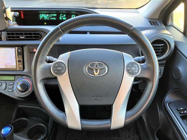 アクア Ｇブラックソフトレザーセレクション　モデリスタエアロ！純正ナビ＆フルセグＴＶ＆ＤＶＤ＆ＢＴ＆バックカメラ！スマートエントリー／スタートシステム！オートライト！社外アルミ！ナノイー！シートヒーター！ブラック合皮シート！（46枚目）