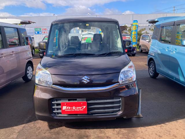 スペーシア Ｇ　ＥＴＣ　両側スライドドア　スマートキー　アイドリングストップ　電動格納ミラー　シートヒーター　ベンチシート　ＣＶＴ　アルミホイール　エアコン　パワーウィンドウ（3枚目）