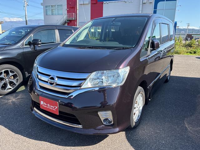 セレナ ハイウェイスター 4WD ETC オートクルーズコントロール 両側電動スライドドア スマートキー アイドリングストップ 電動格納ミラー 3列シート CVT アルミホイール 盗難防止システム 衝突安全ボディ ABS(2枚目)