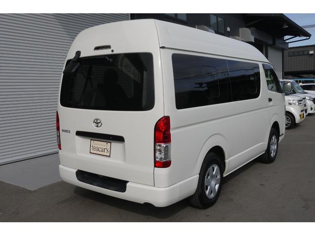 ハイエースバン ロングDX ウェルキャブ車いす仕様車全自動スライドリフト Bタイプ10人乗り 4WD 車イス電動固定2基 ディーゼルターボ 左スライドドア連動オートサイドステップ リヤクーラー リヤヒーター キーレス(8枚目)