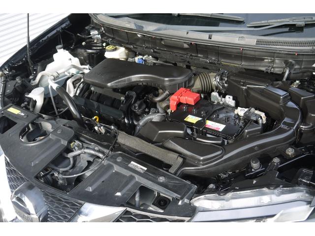 エクストレイル ２０Ｘ　エマージェンシーブレーキパッケージ　４ＷＤ　エマージェンシーブレーキ　Ｆ＆Ｒクリアランスソナー　前席２脚シートヒータ―　Ｂｌｕｅｔｏｏｔｈ対応純正ナビ　純正エンジンスターター　スマートキー　プッシュスタート　純正１７インチアルミホイール（24枚目）